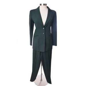 Claude Montana Green Pants Suit Size 42 /  US 8